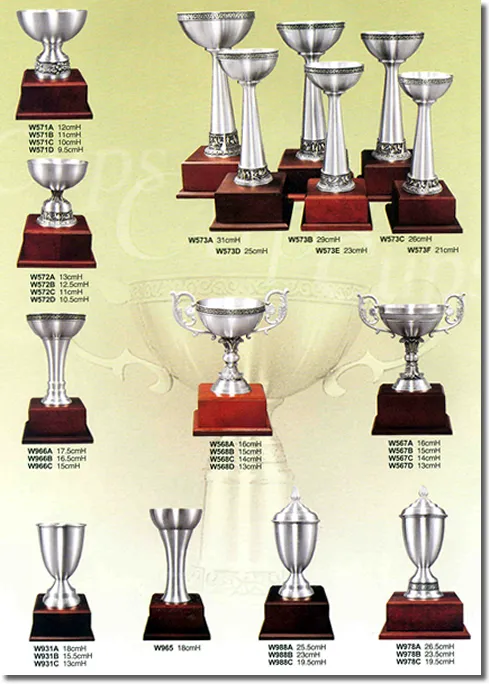 Pewter cups